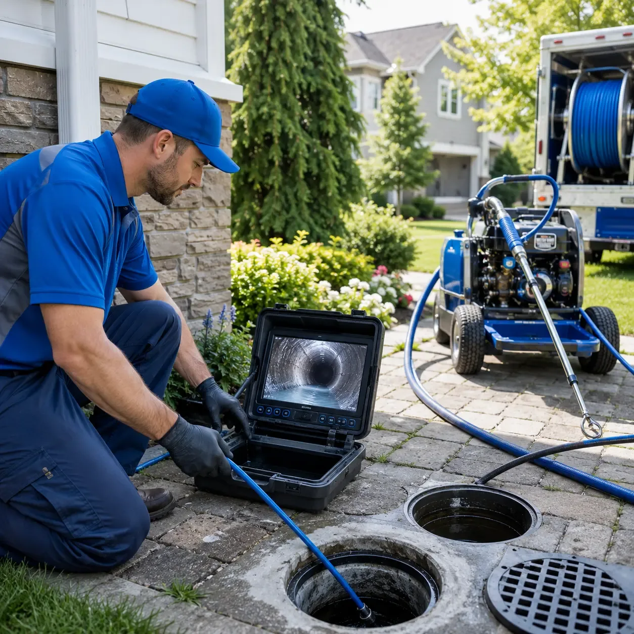 Outdoor drain cleaning professionals serving Atglen, PA